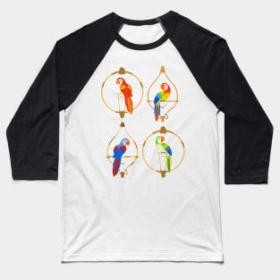 Tiki Birds Baseball T-Shirt